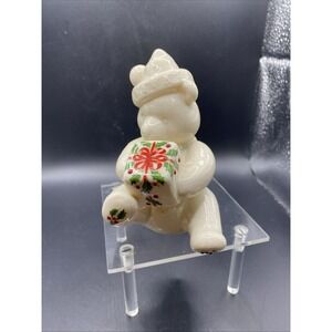 Lenox Teddy Bear F154/10,000 Holiday Ribbon Jewel Limited Ed. Made USA VTG 1995
